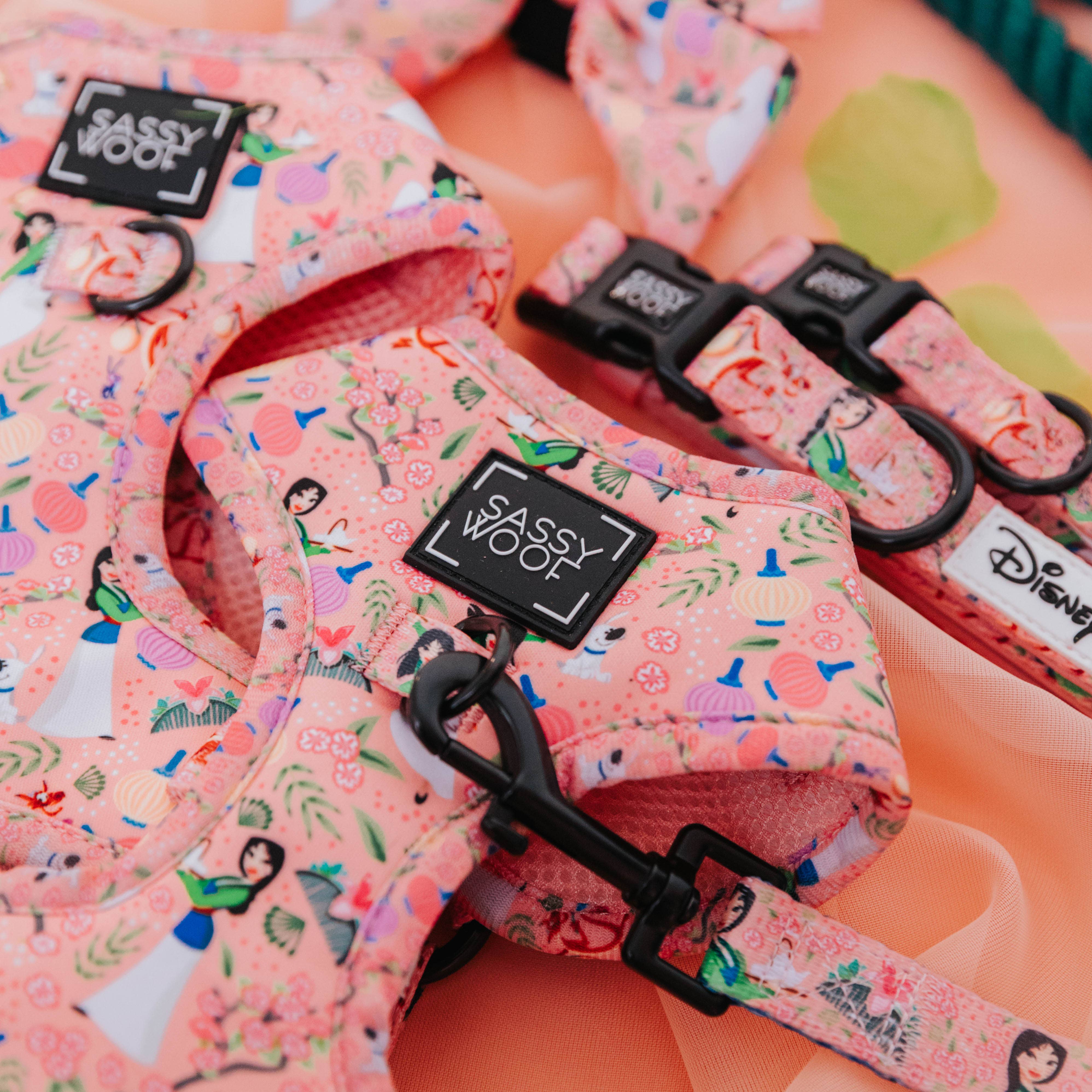 SASSY WOOF - Dog Adjustable Harness - Disney's Mulan: XXSmall