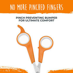 Mighty Paw - Dog Grooming Scissors (2 Pack): Orange