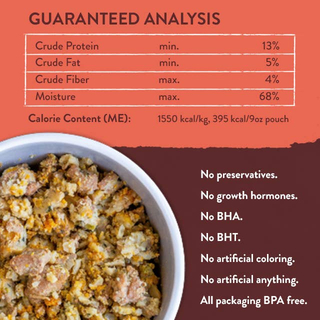 Portland Pet Food Company - Tuxedo's Chicken and Yams Homestyle Dog Meal