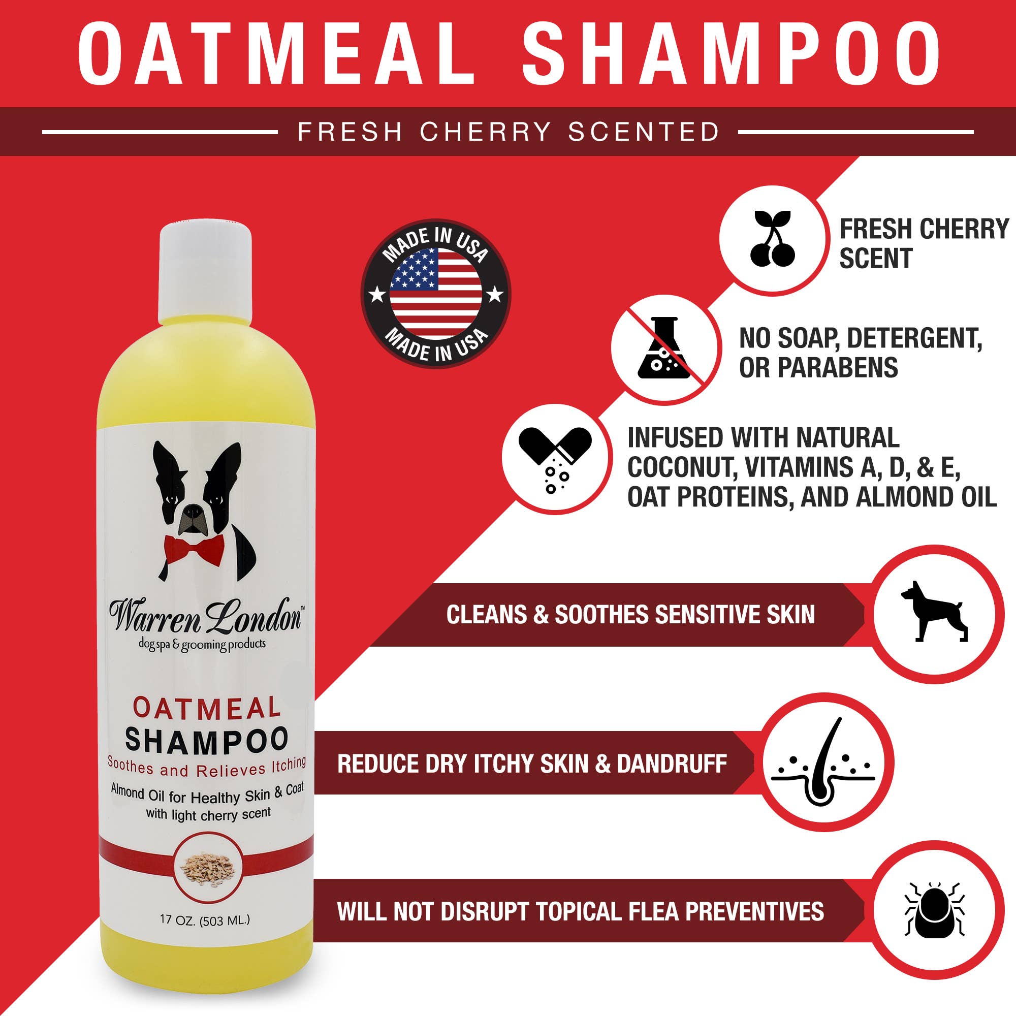 Shampoo: Oatmeal - 2 Sizes: 17oz