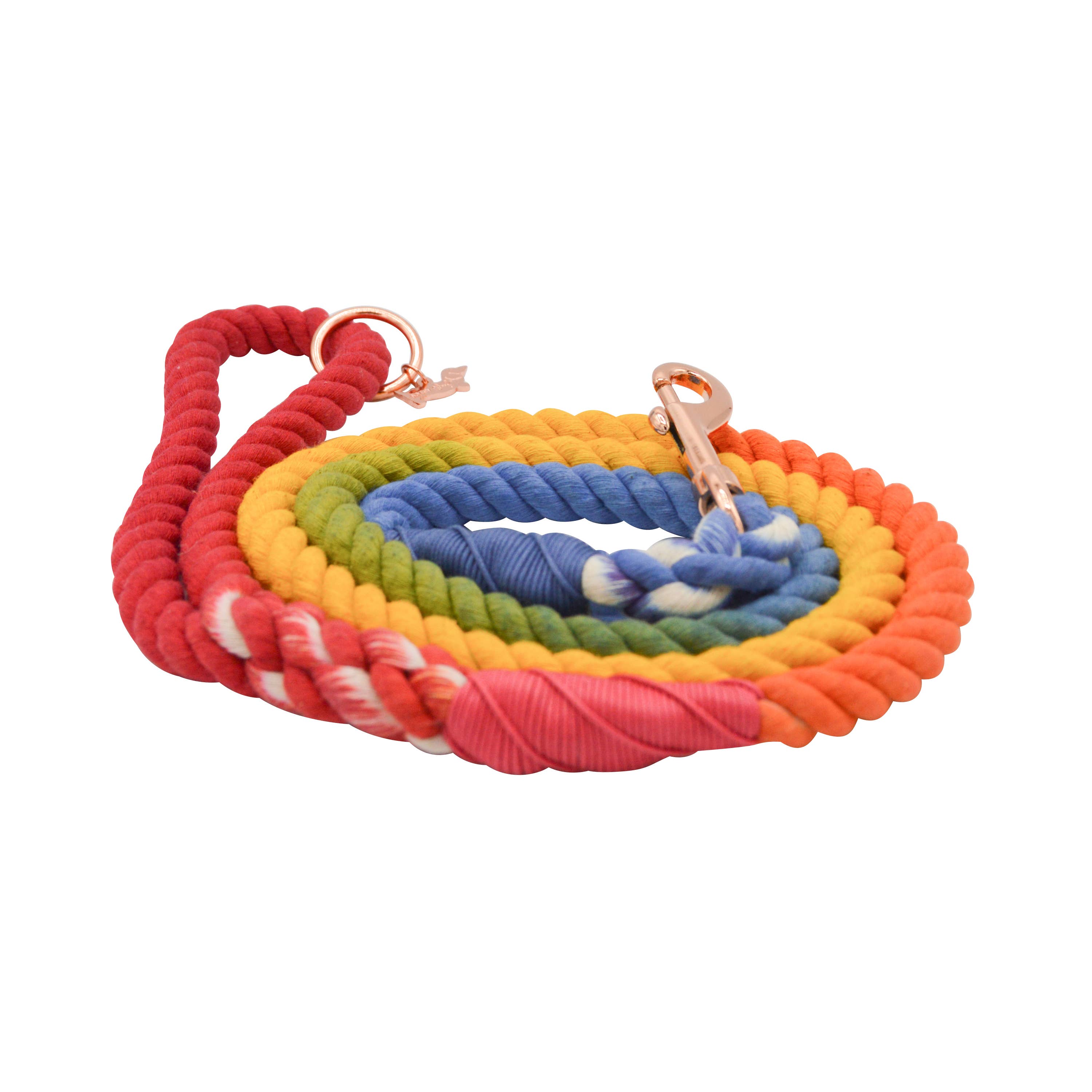 SASSY WOOF - Dog Rope Leash - Taste the Rainbow