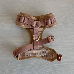 PETs R US - Adjustable No Pull Dog Harness, Teddy Sherpa Brown: S