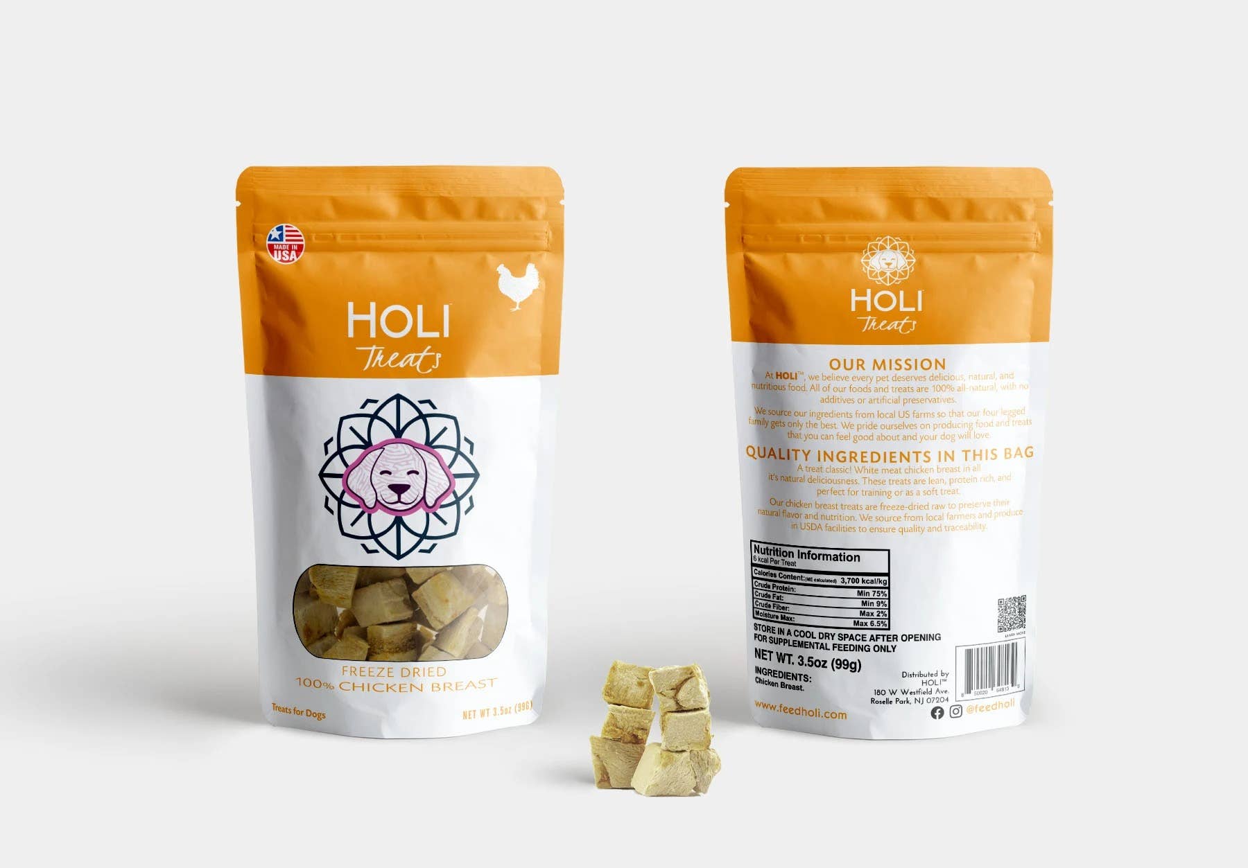 HOLI - 1.75 oz Chicken Breast Dog Treats