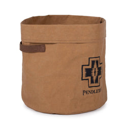 Pendleton Washable Paper Toy Bucket: Grey