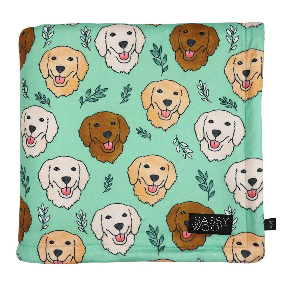 SASSY WOOF - Blanket - Glam Goldens