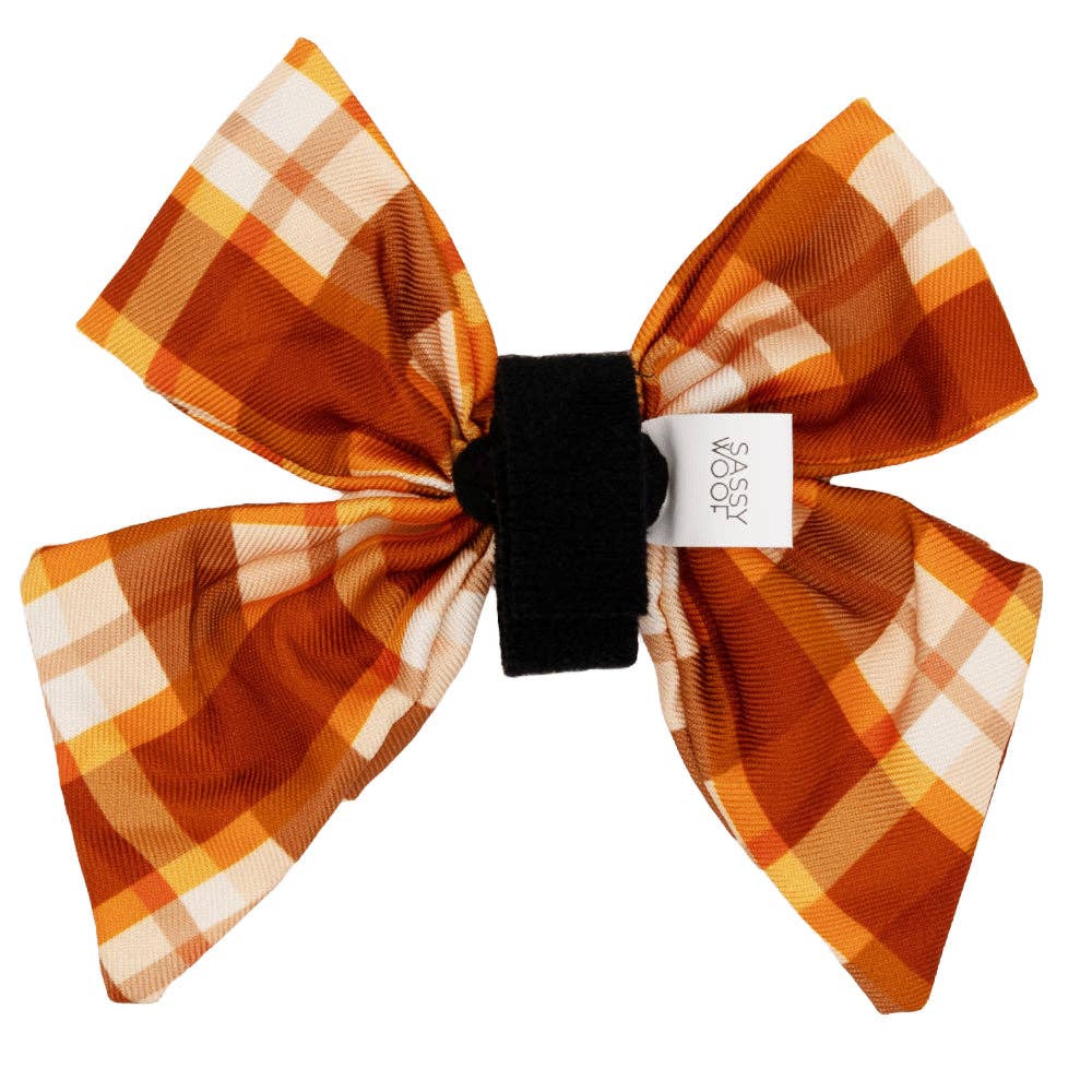 SASSY WOOF - Dog Sailor Bow - Spiced Harvest