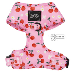 SASSY WOOF - Dog Adjustable Harness - Mon Cherry: XS