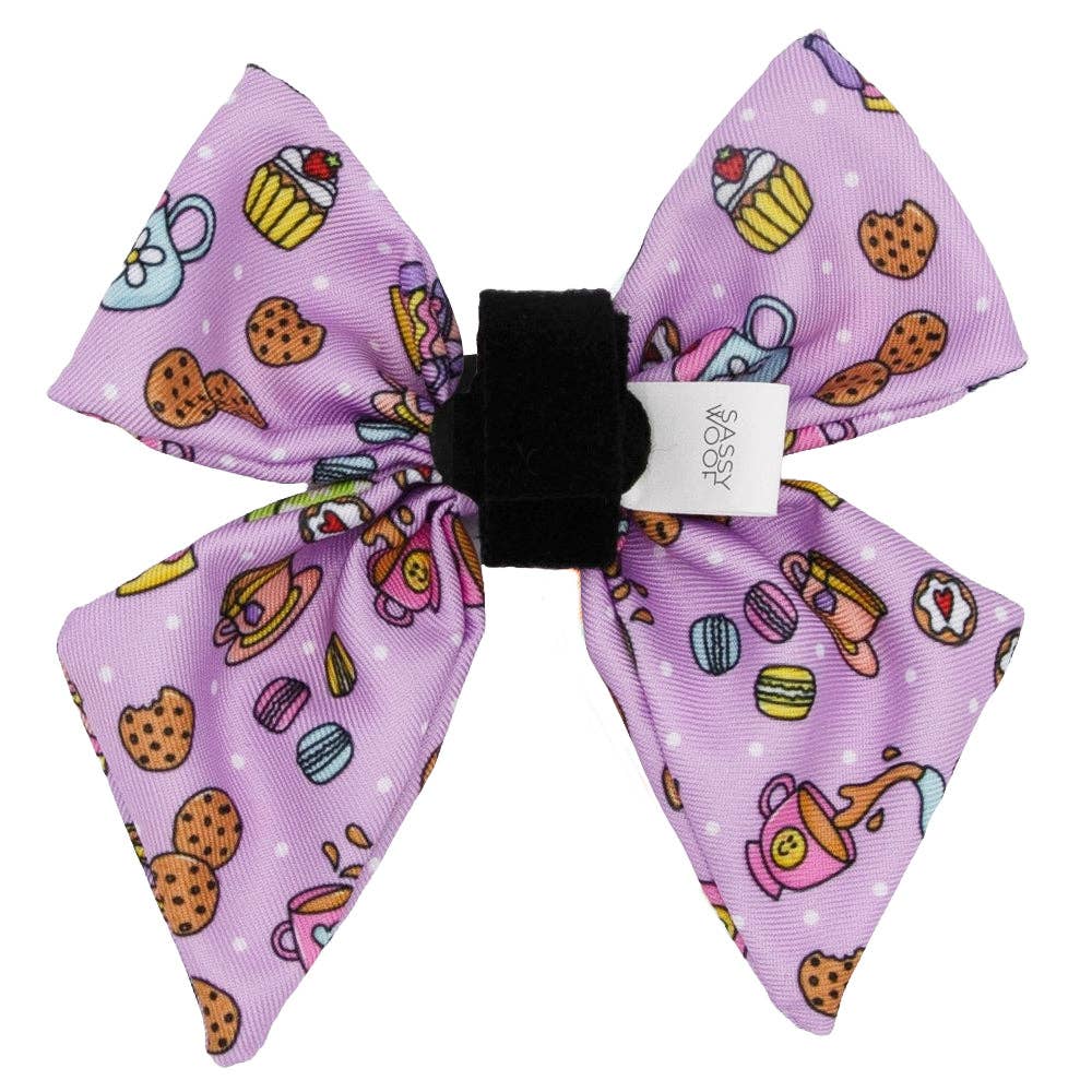SASSY WOOF - Dog Sailor Bow - Tea Pawty