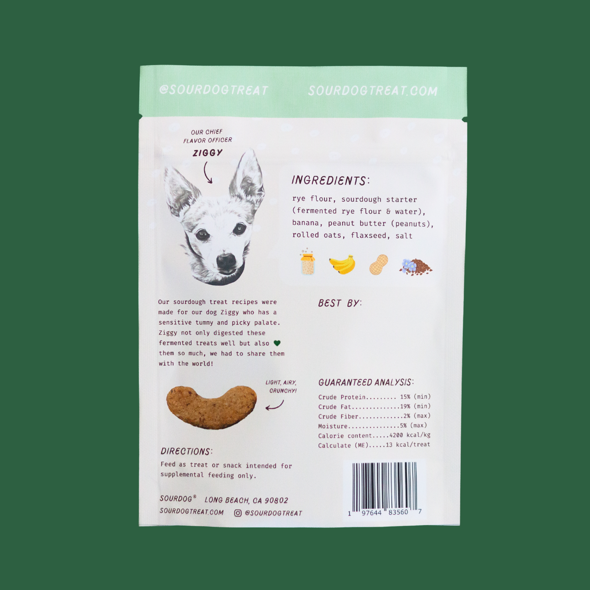 SourDog - Go Bananas - Banana Sourdough Dog Treats