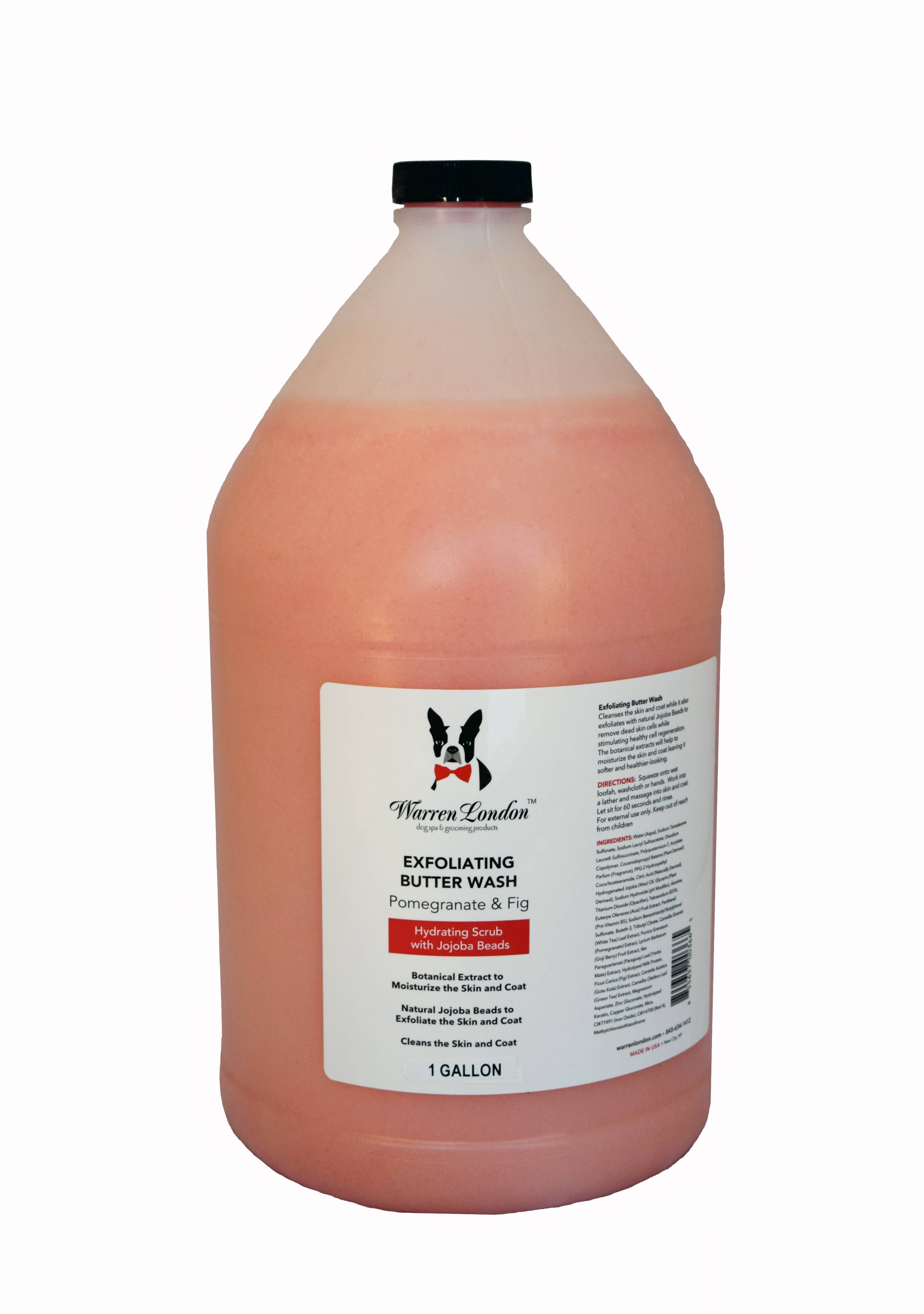 Warren London Dog Products - Exfoliating Butter Wash Dog Shampoo - 2 Scents - 2 Sizes: Pomegranate & Fig / 8oz