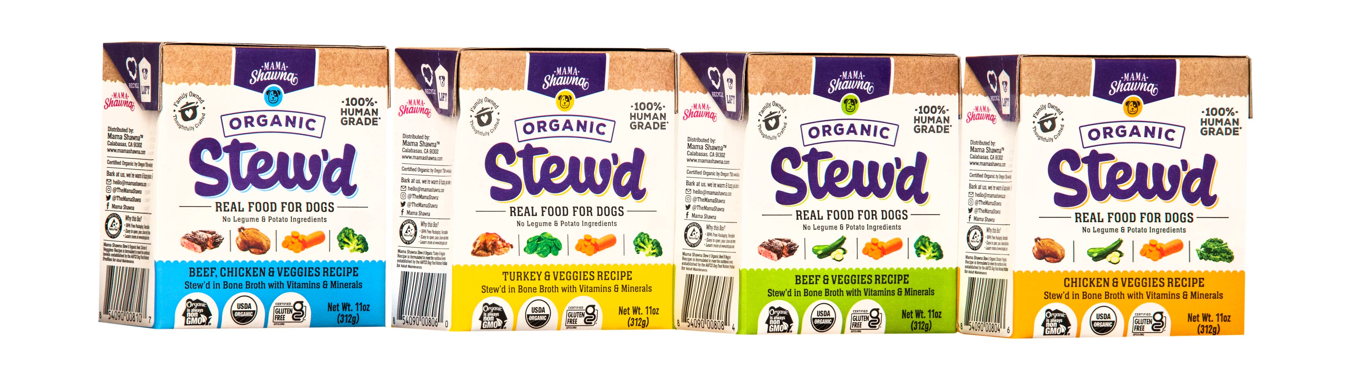 Mama Shawna - Stew'd Organic Dog Beef & Veggies Recipe: Purple