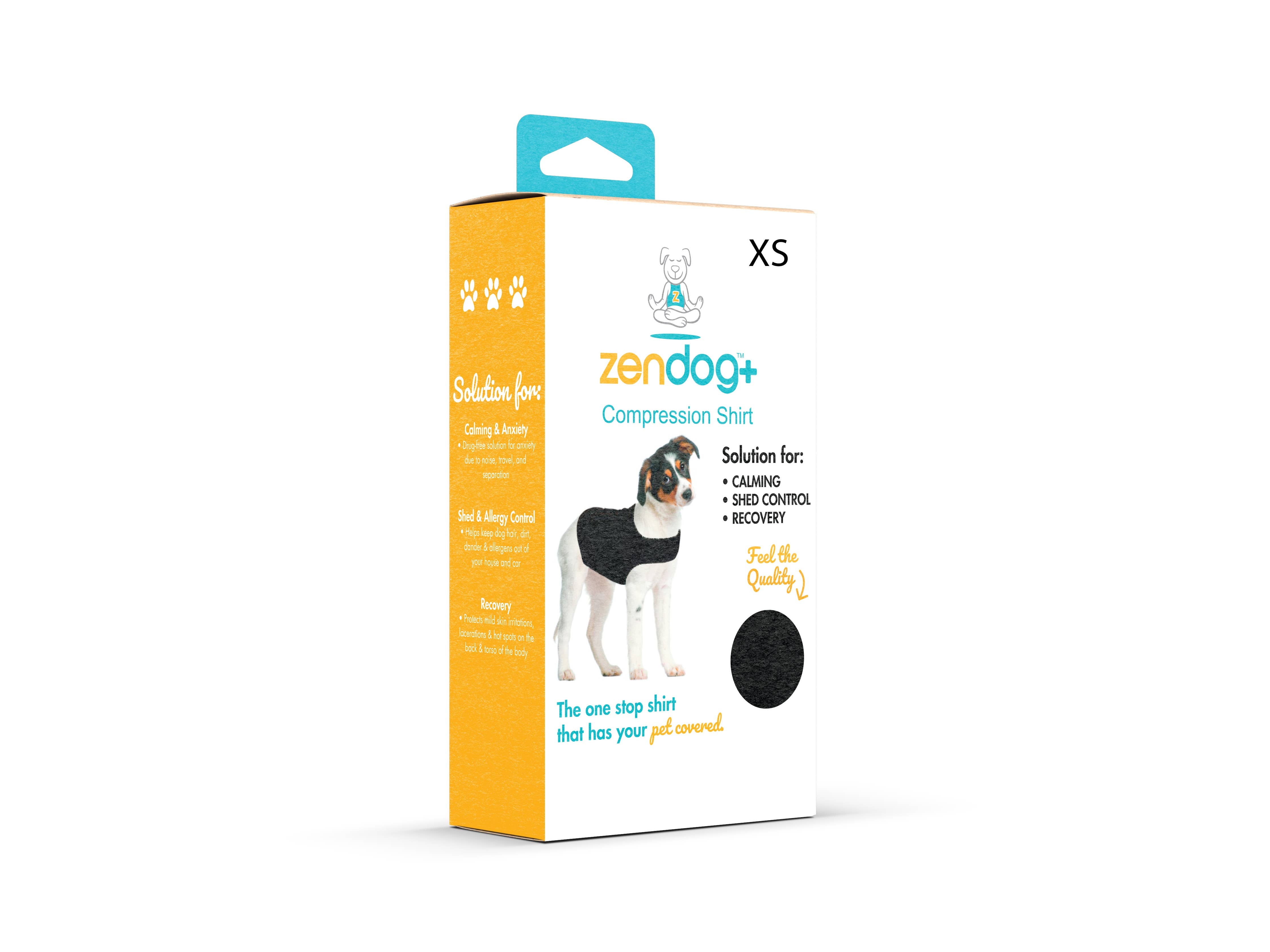 ZENPET - ZenDog+ (Calming Shirt, Shed Control Garment, Recovery Shirt: Large