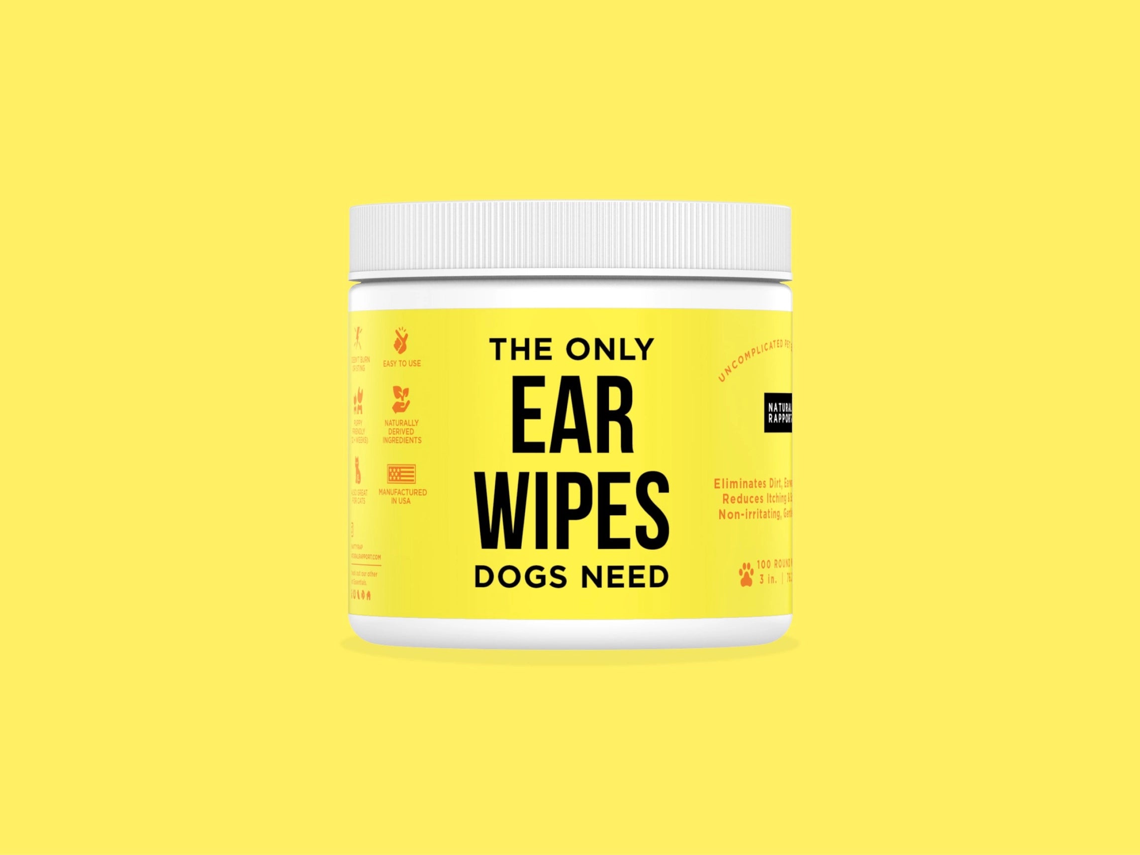 Natural Rapport Ear Wipes