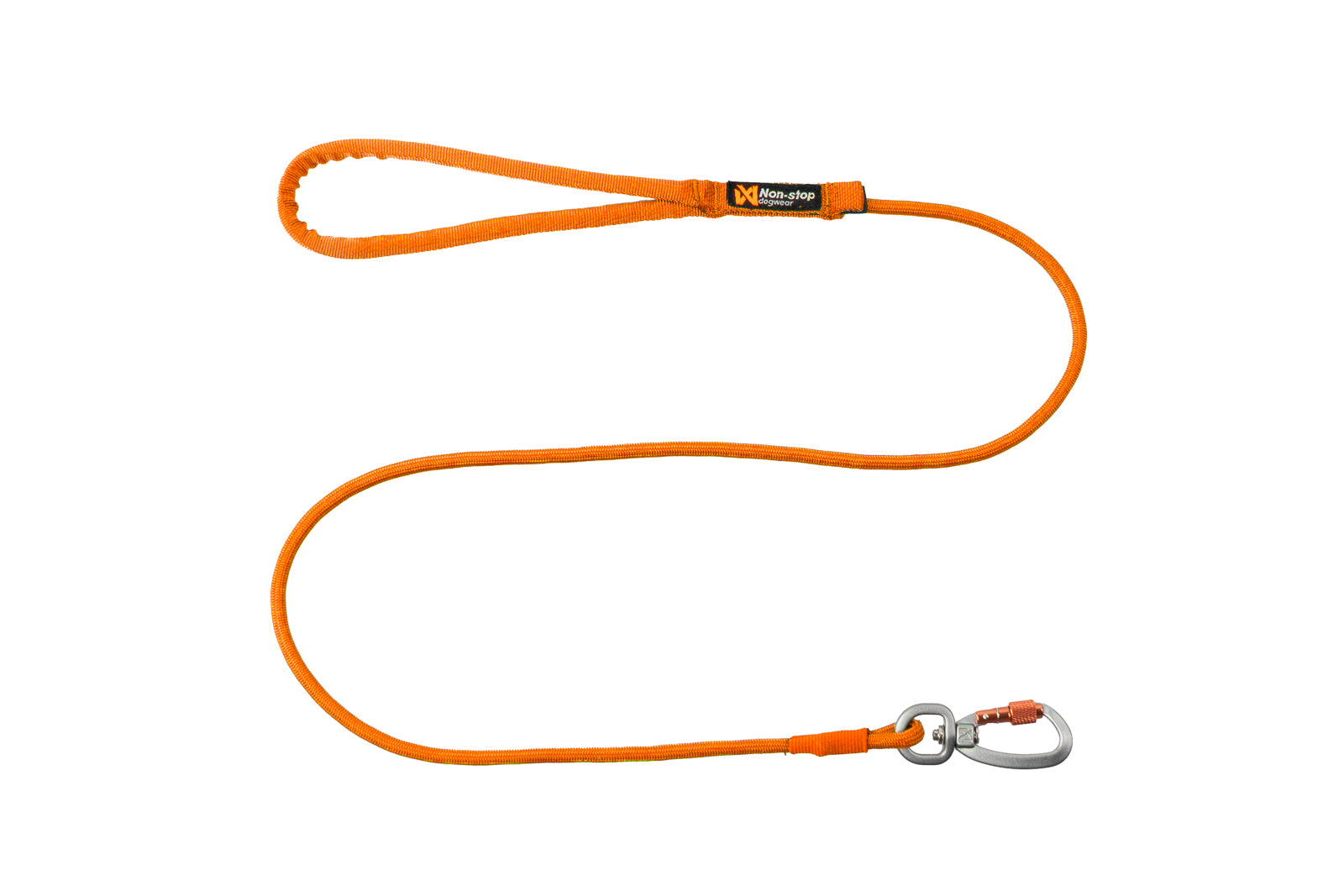 Nonstop Dogwear Trekking Rope Leash 2.8m, 6mm width, orange