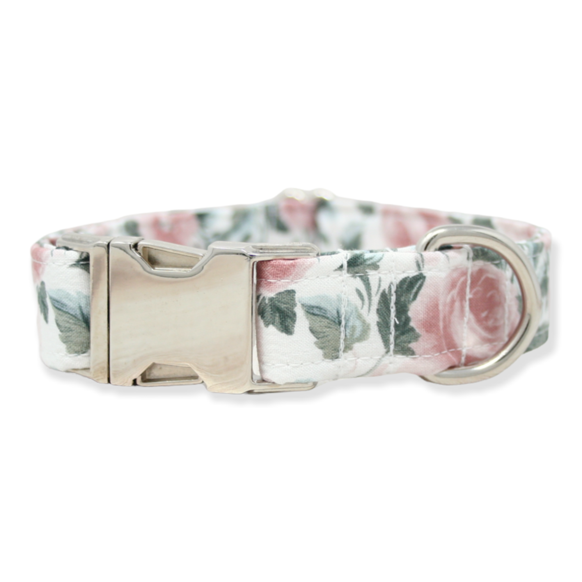 The Oxford Dog - Floral Dog Collar | Girl Dog Collar | Mauve Roses | Oxford