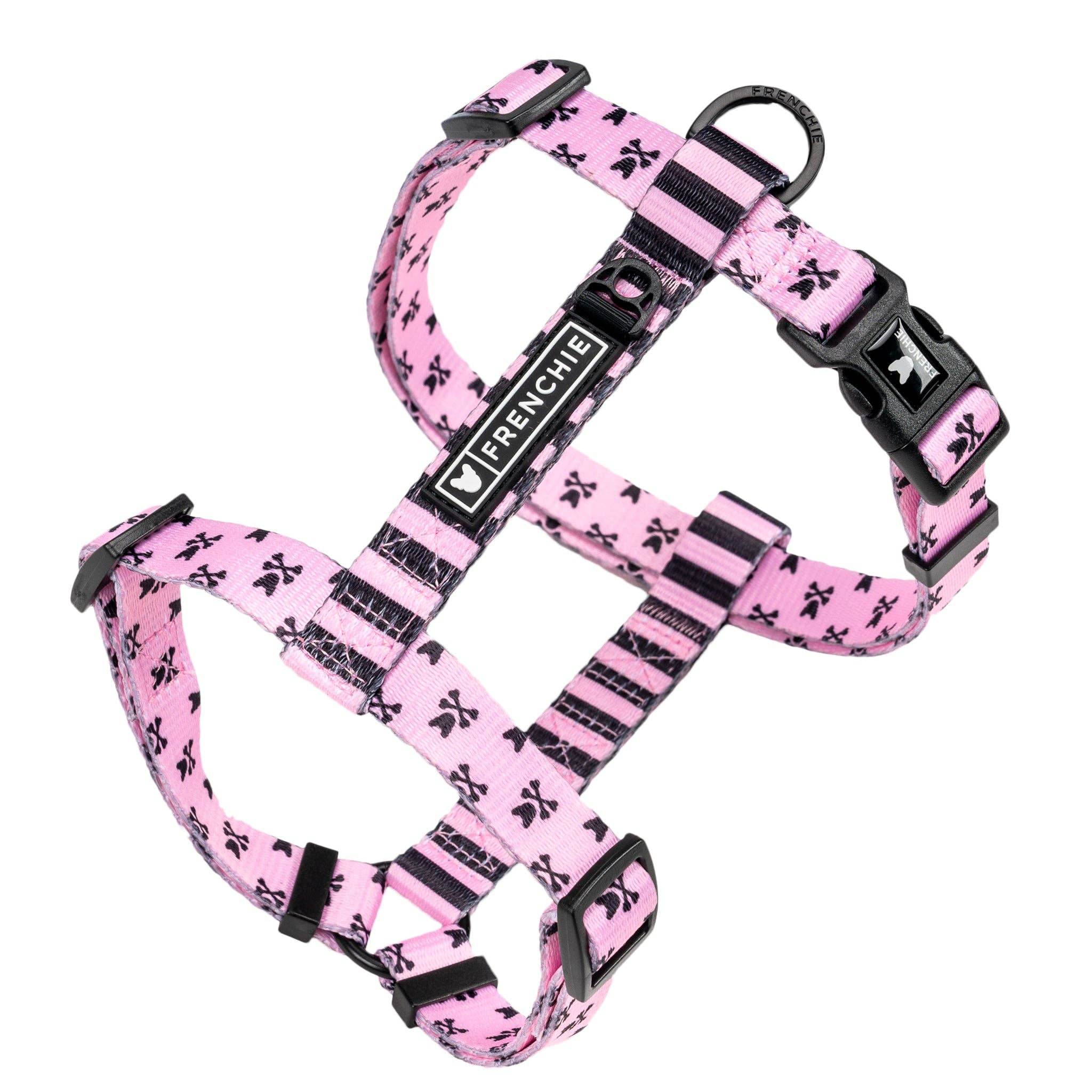 Frenchie - Frenchie Strap Harness - Pink Bad to the Bone