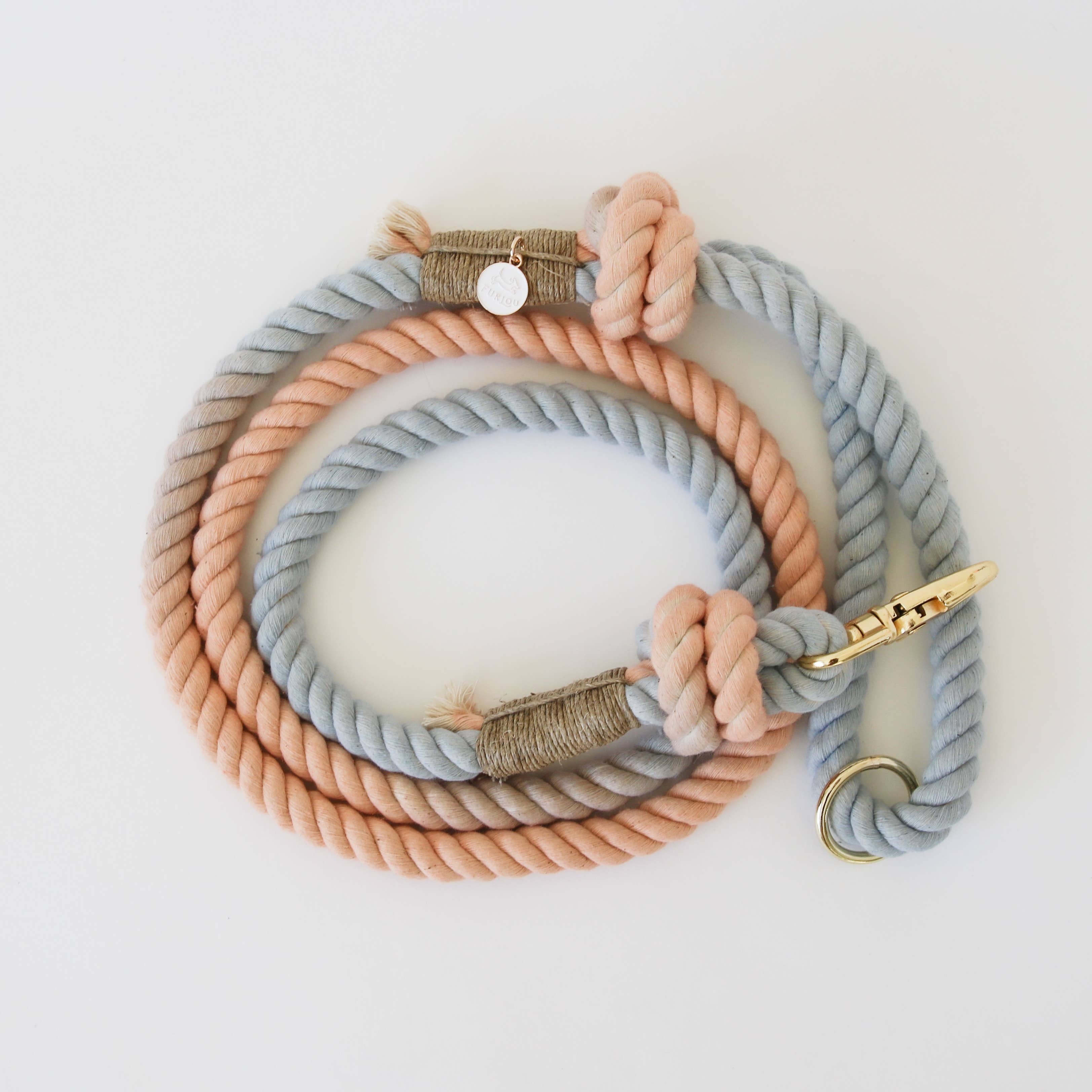 Furlou - 'Sunset Sherbet' - Dog Rope Leash