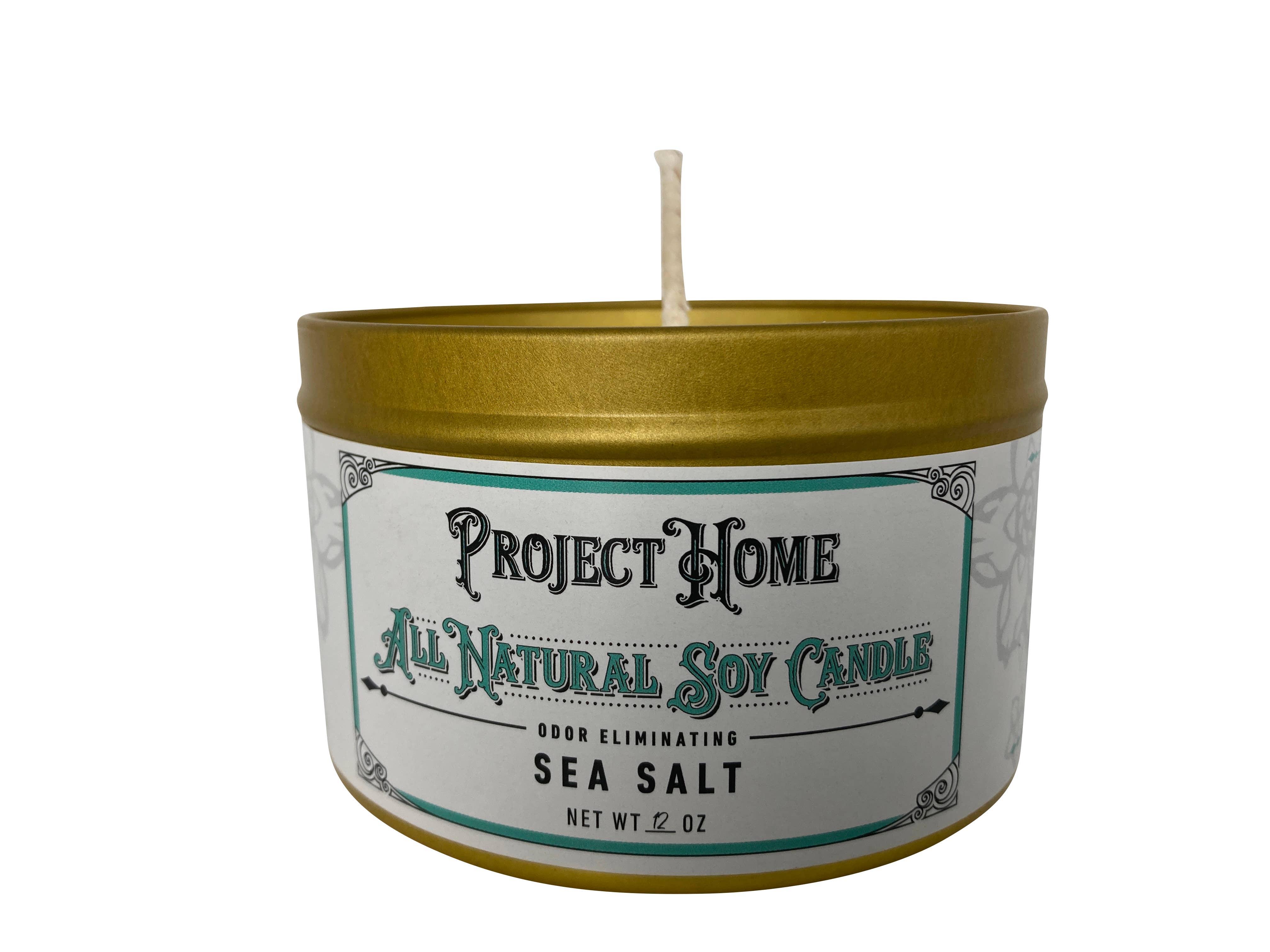 Pet Odor Fighting Candle: Sea Salt / Small (6oz)