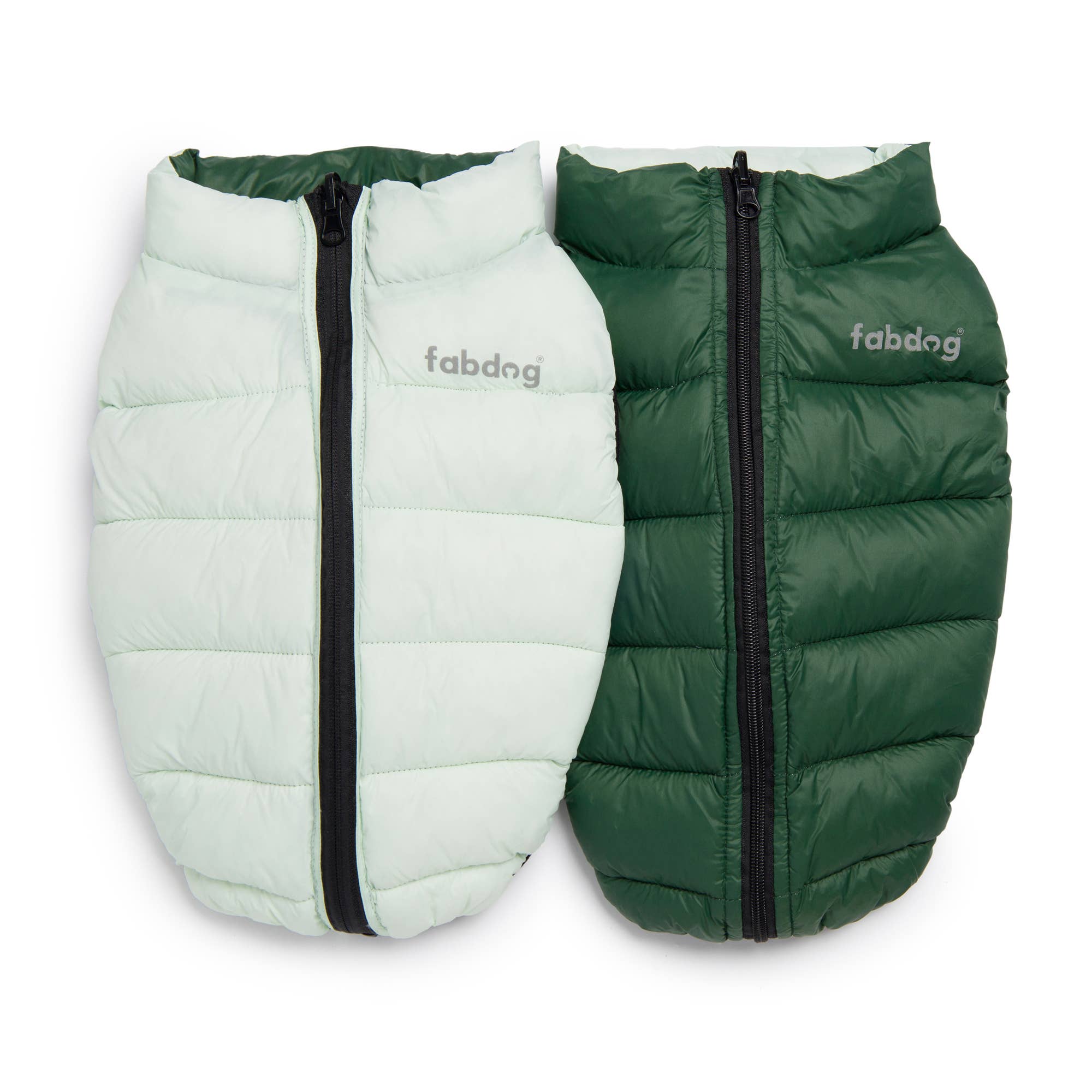 fabdog - Pack N' Go Reversible Puffer Green Combo: 22