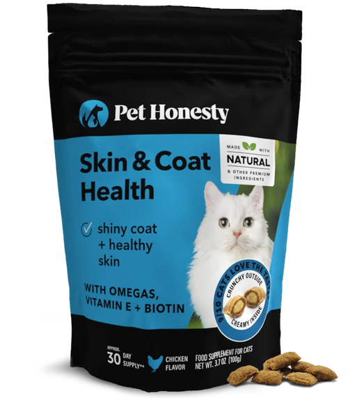 Pet Honesty - Skin & Coat Health for Cats (Chicken Flavor)