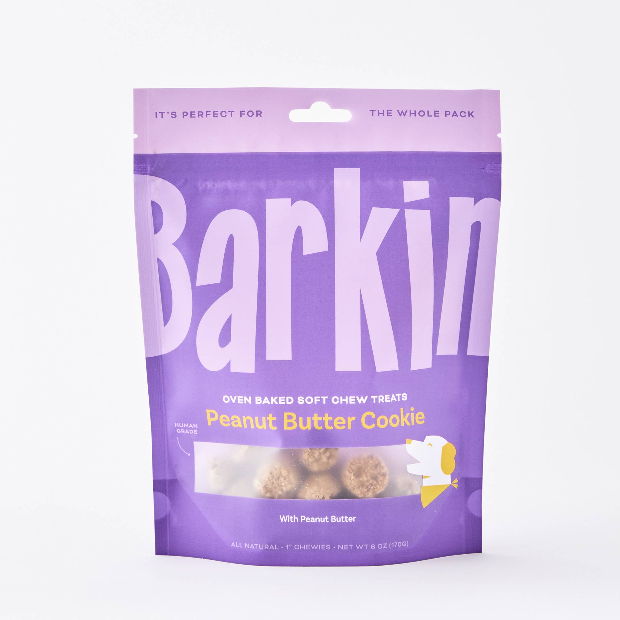 BARKIN - PEANUT BUTTER COOKIE SOFT & CHEWY DOG TREAT