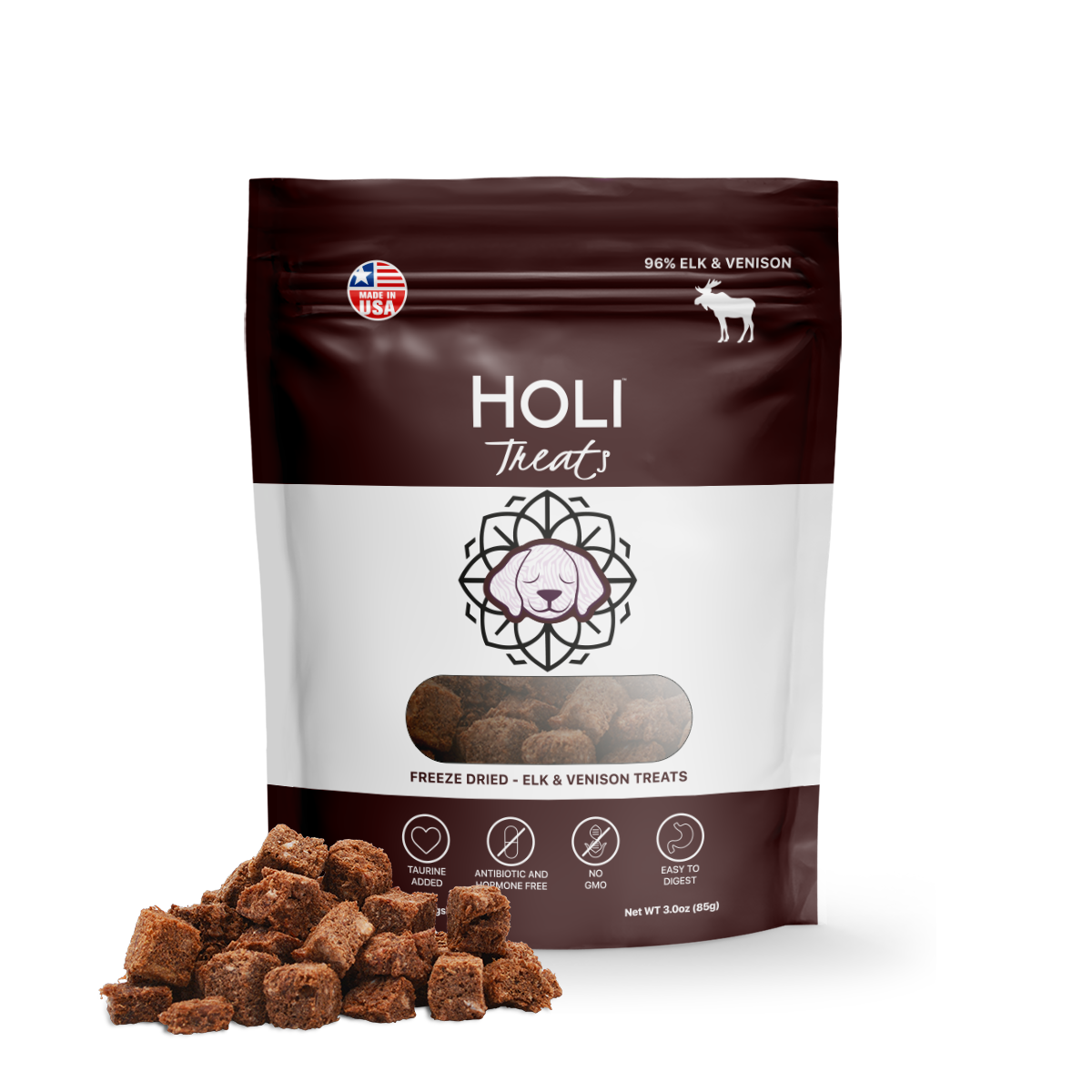 HOLI - Free Range Elk & Venison Freeze Dried Dog Treats