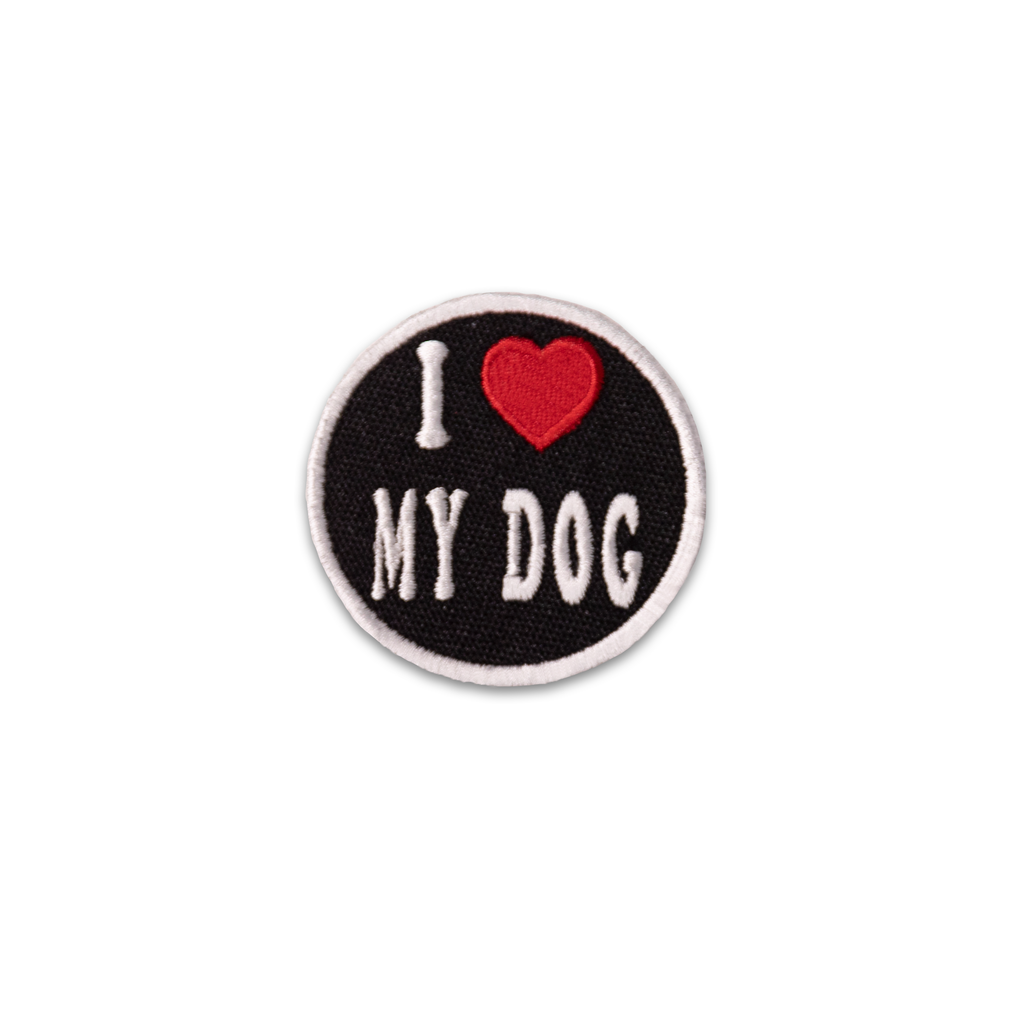 K9 Sport Sack - Assorted Patches: I Heart my Dog - Circle / No