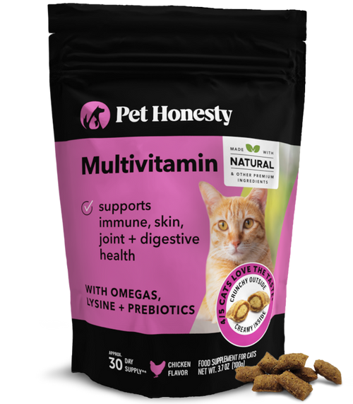 Pet Honesty - Dual Texture Multivitamin for Cats (Chicken Flavor)