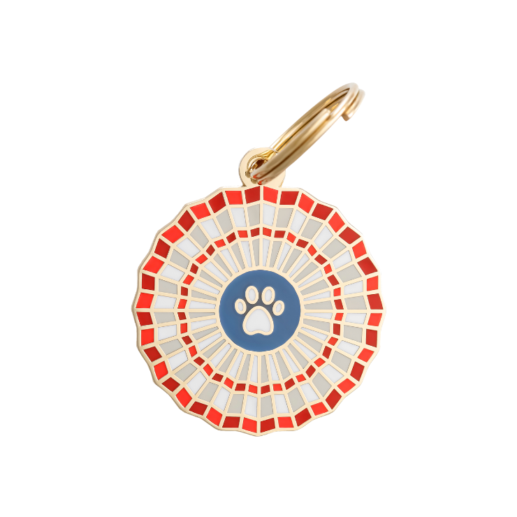 Americana Pet ID Tag