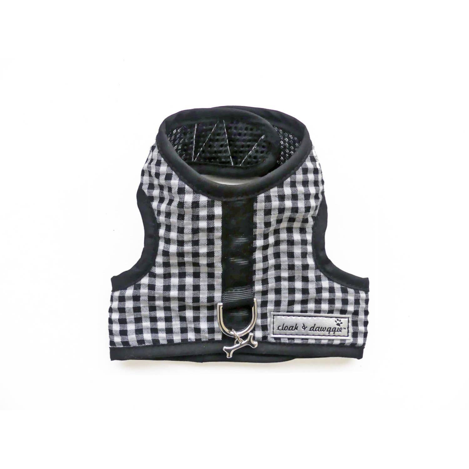 My Canine Kids / Cloak & Dawggie - T1 4150 Teacup XXS Gingham Dog Harness Vest up to 6 LBS