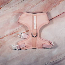 PETs R US - Adjustable No Pull Dog Harness, Baby Pink: XS