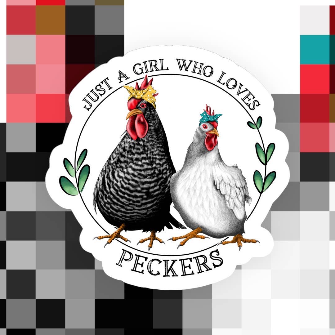 Just a Girl Who Love Chickens Sticker