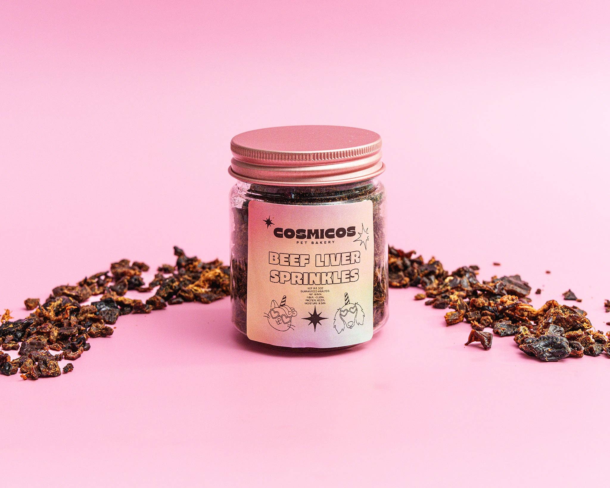 Cosmicos Pet Bakery - Beef Liver Sprinkles | Dog and Cat Treats