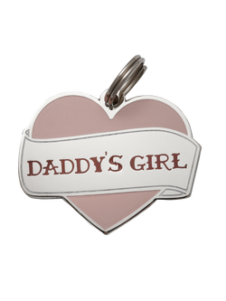 Two Tails Pet Company - Daddy's Girl Pet ID Tag