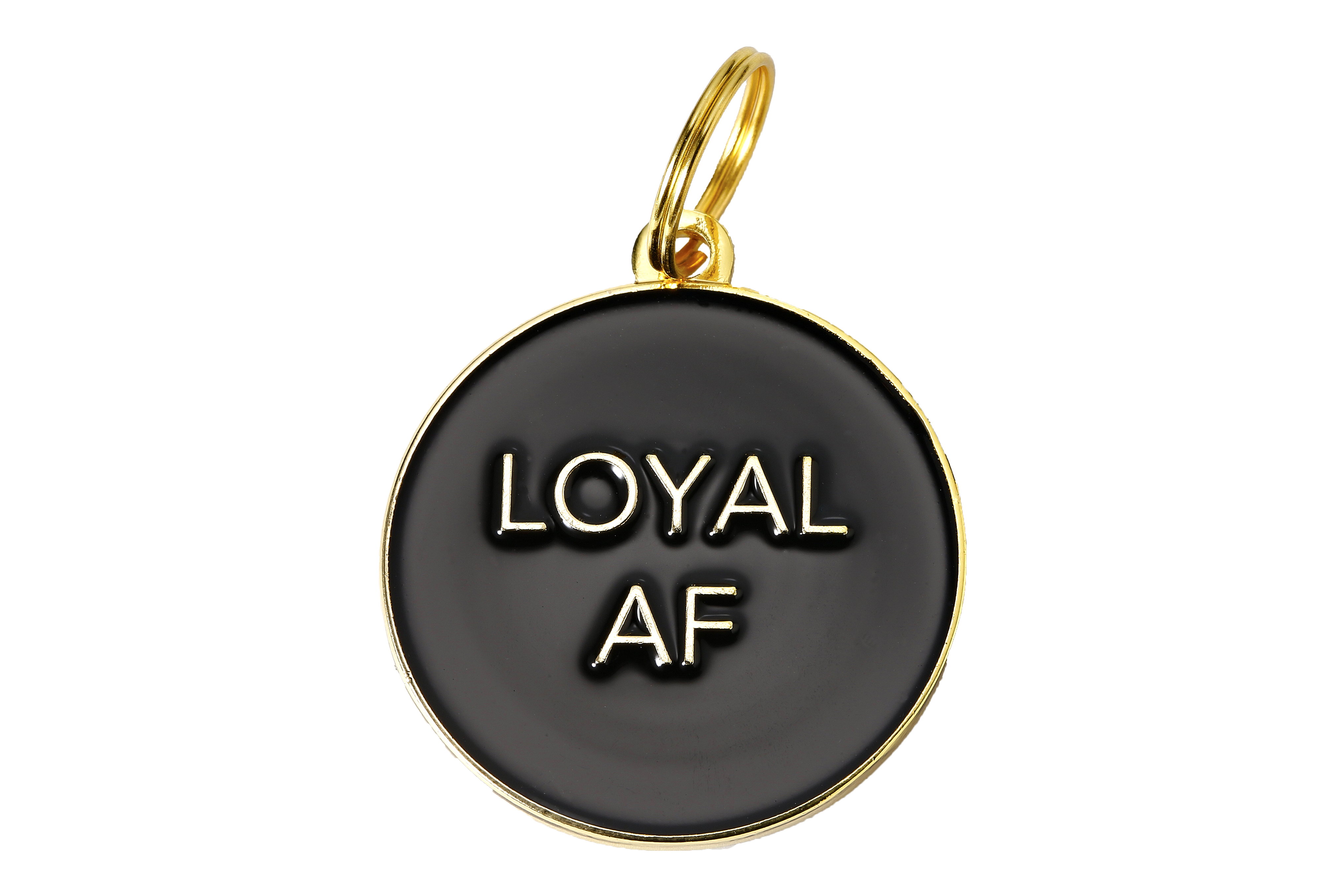 Loyal AF Pet ID Tag: Black