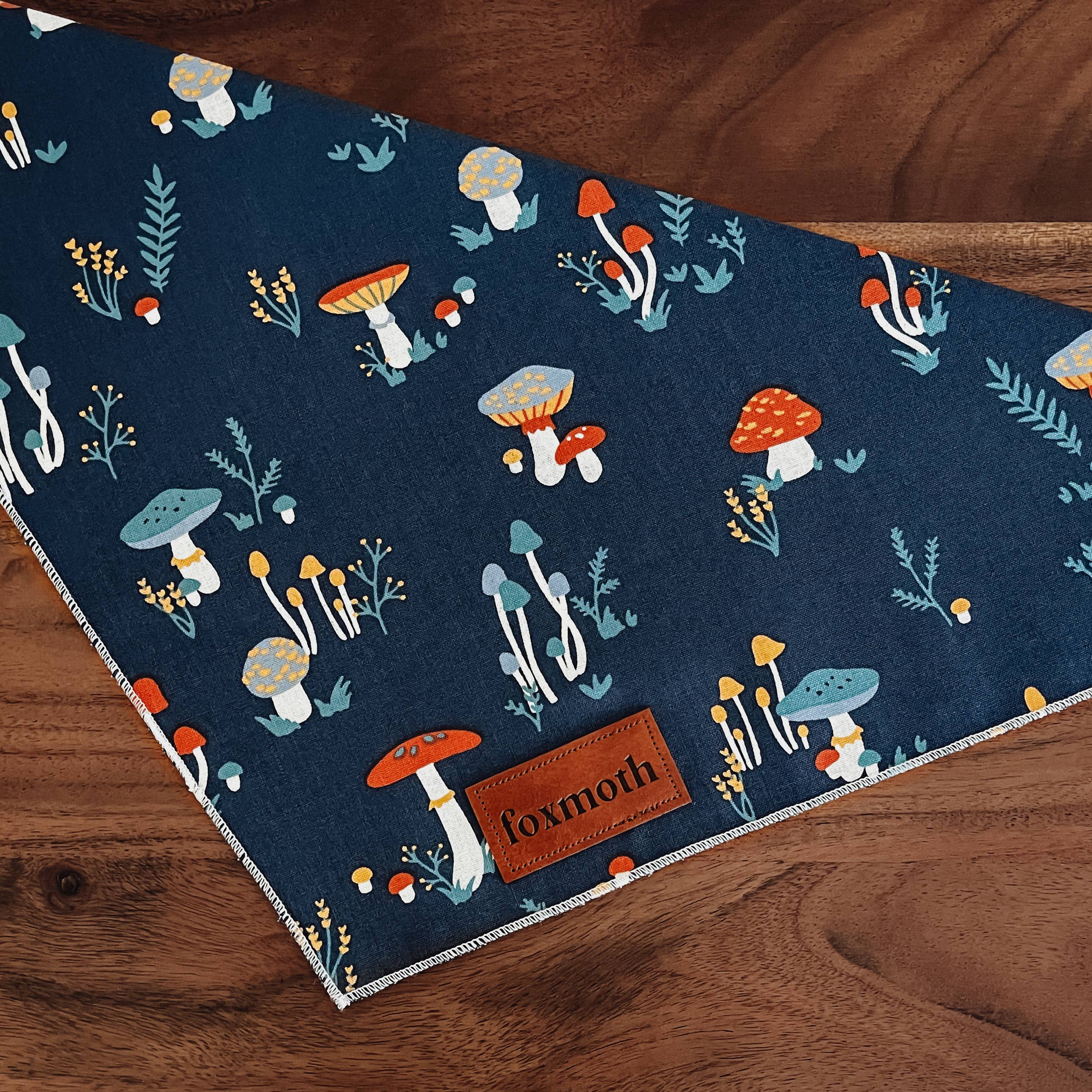 Foxmoth Mushroom Bandana-medium