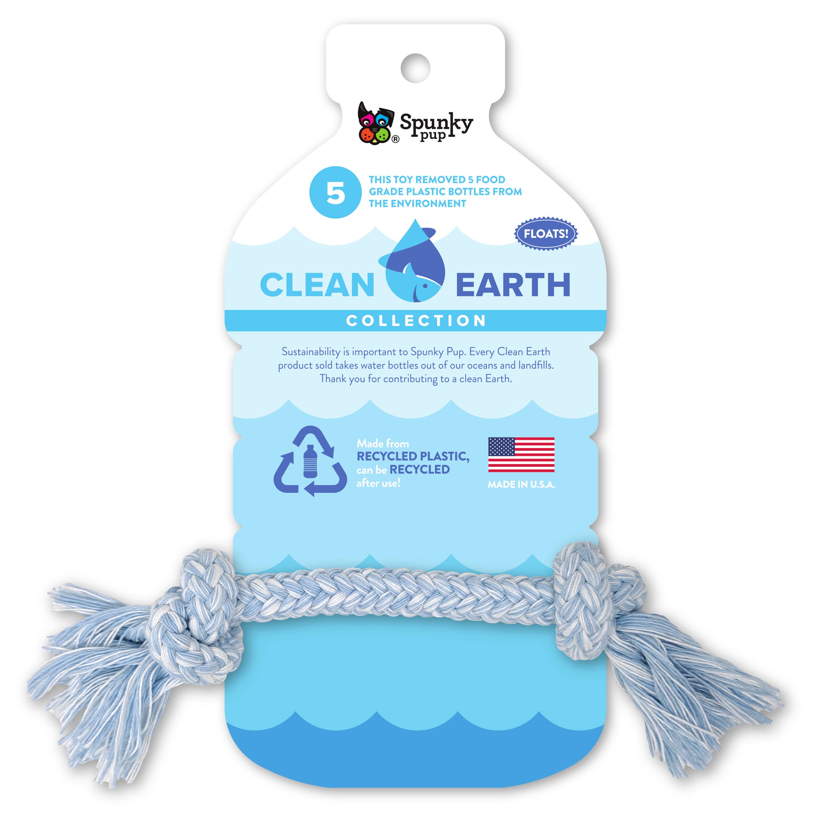 Clean Earth Recycled Rope - Made in the USA -small