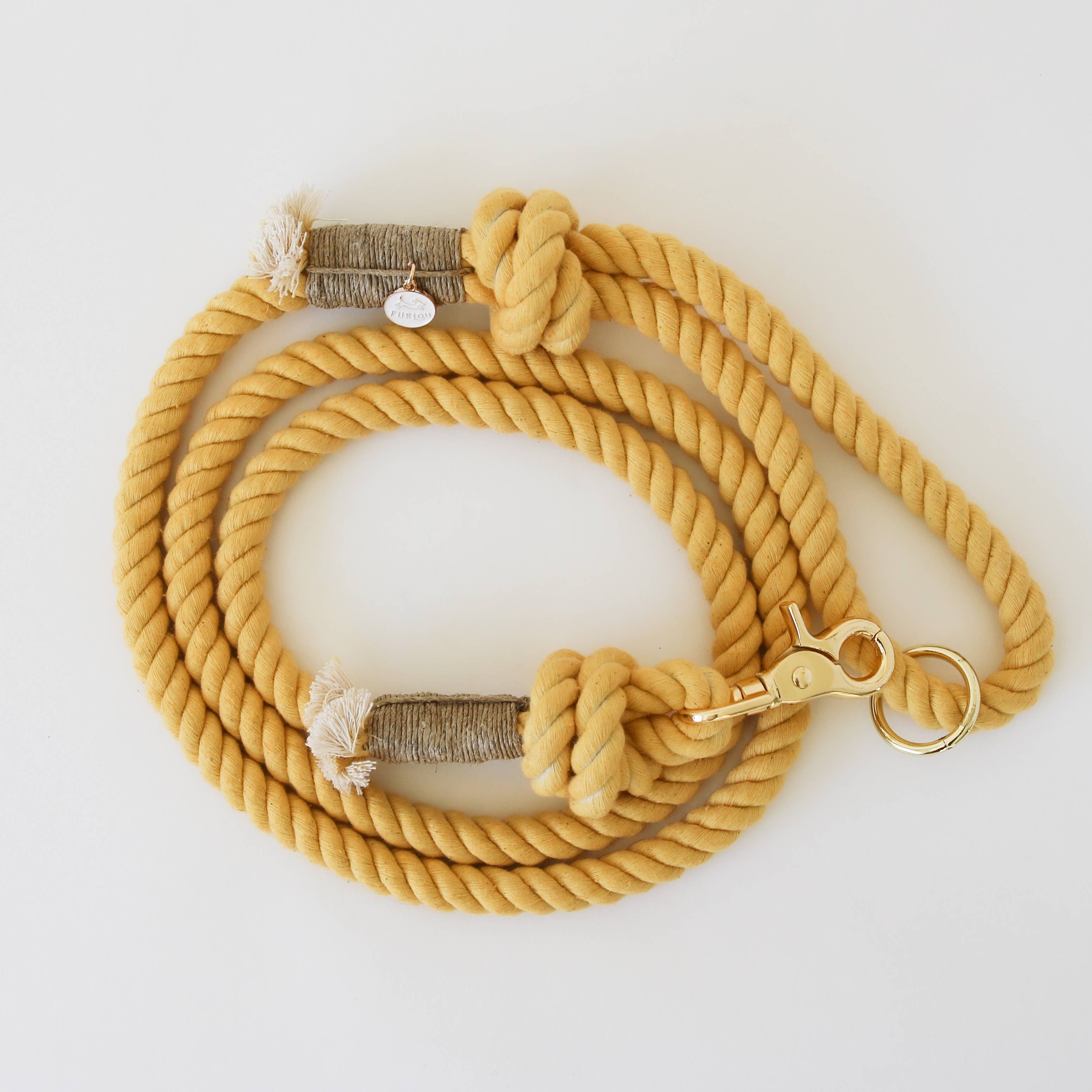 Furlou - 'Limoncello' - Dog Rope Leash