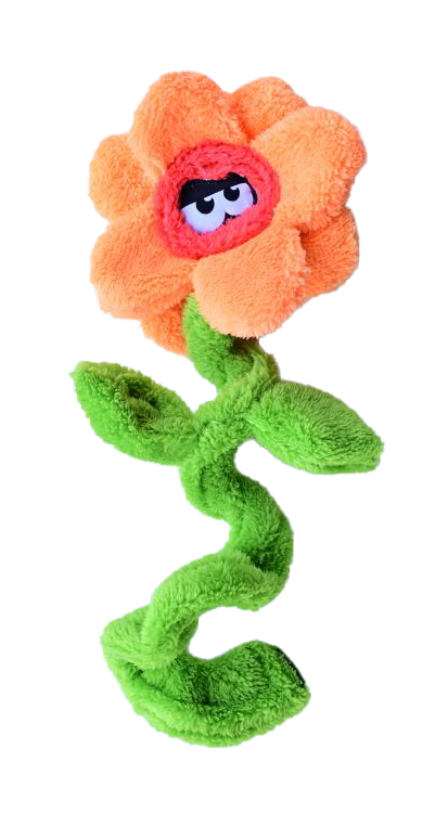 Cycle Dog - Duraplush Unstuffed Potted Flowers Dog Toy