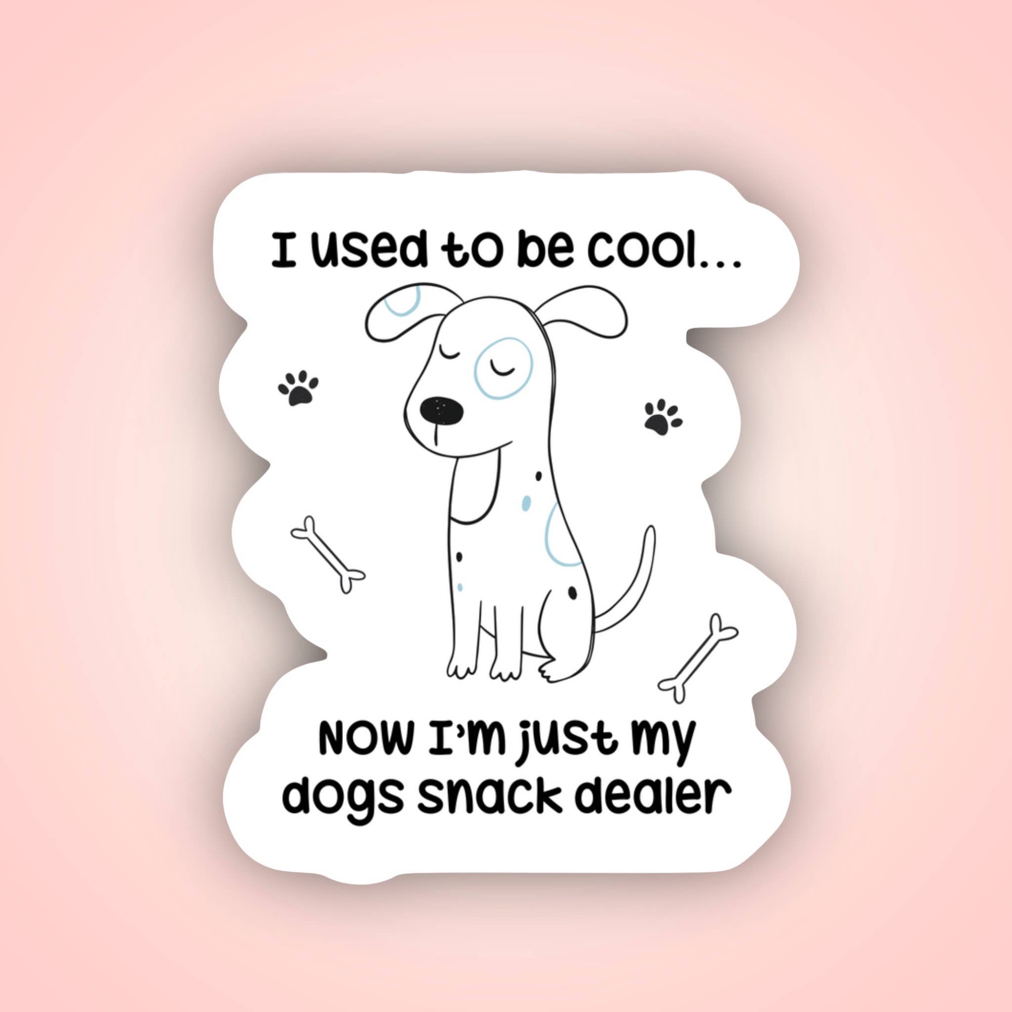 My Dogs Snack Dealer Sticker