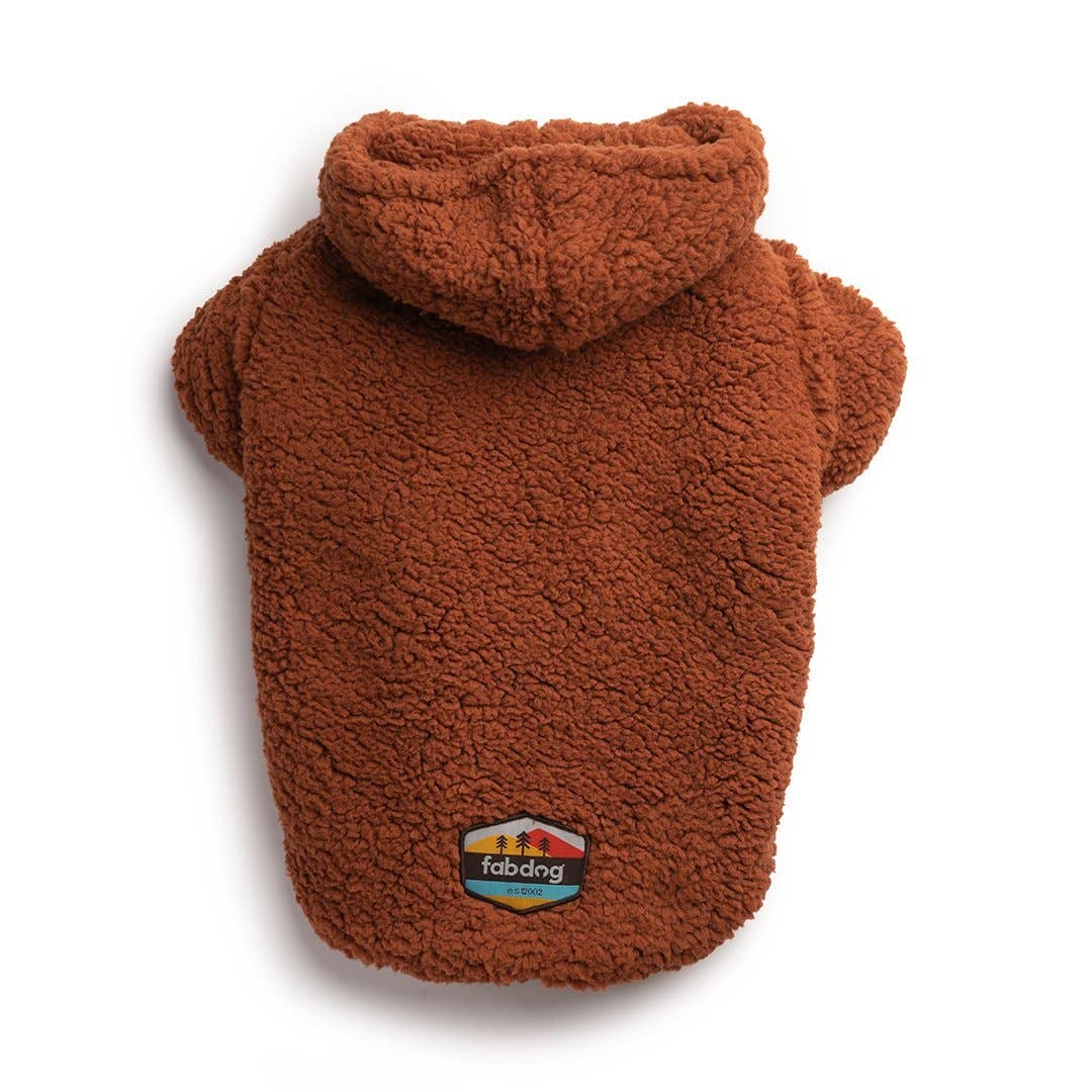 fabdog - Rust Sherpa Dog Hoodie: 8