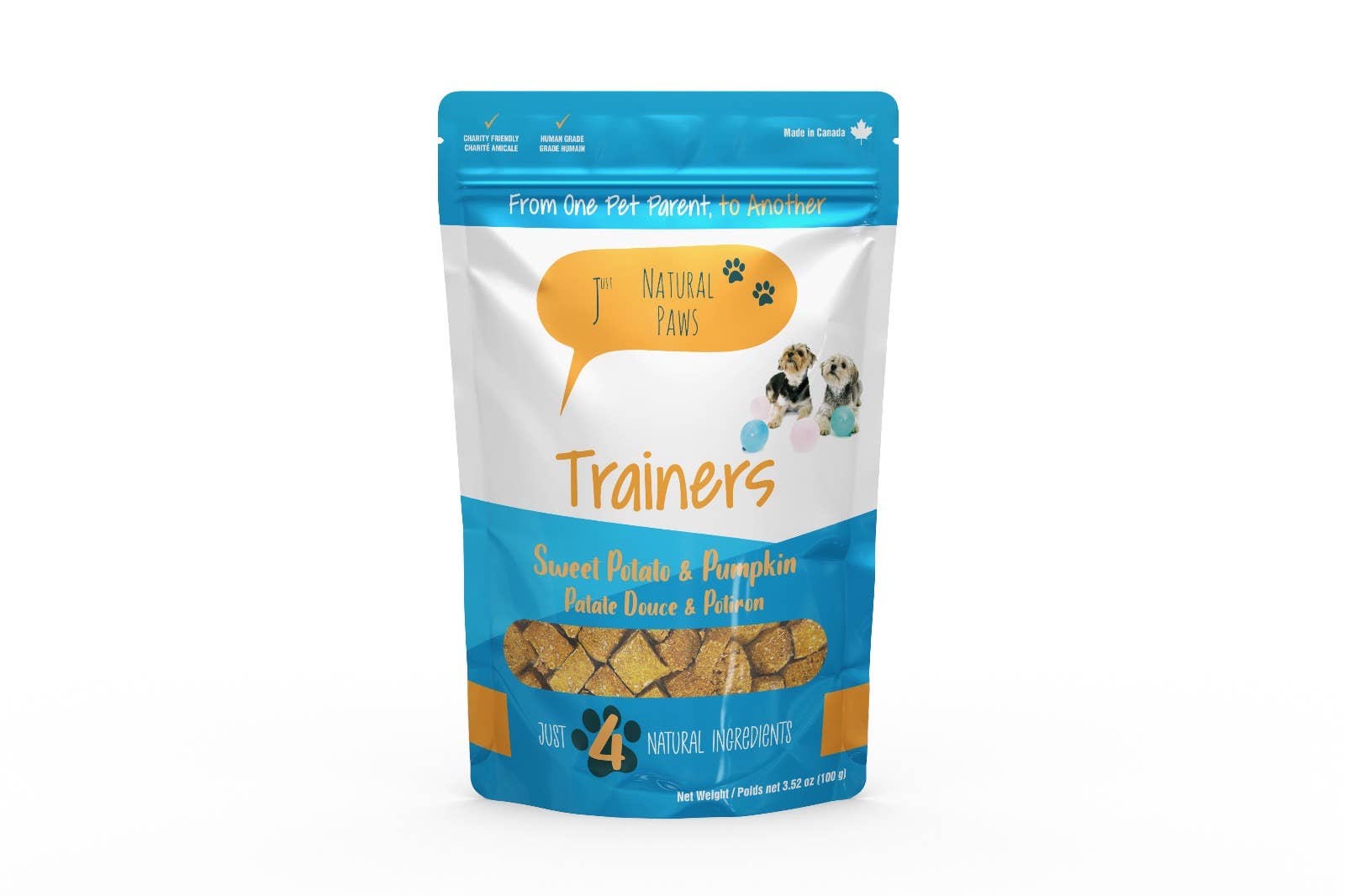 Just Natural Paws Sweet Potato & Pumpkin Trainers