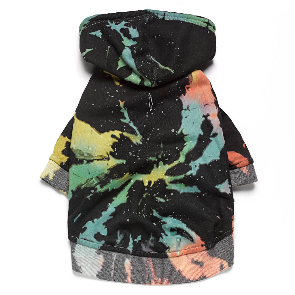 LoveThyBeast - Glow Tie Dye Hoodie, Aurora - X-small