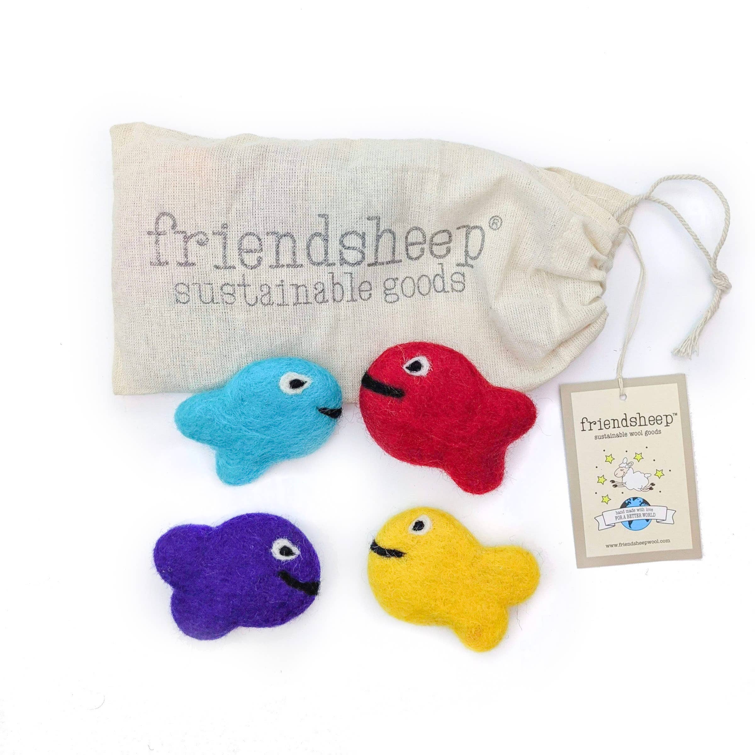 Frank the Reef Fish Family Eco Toys/Fresheners - Set of 4