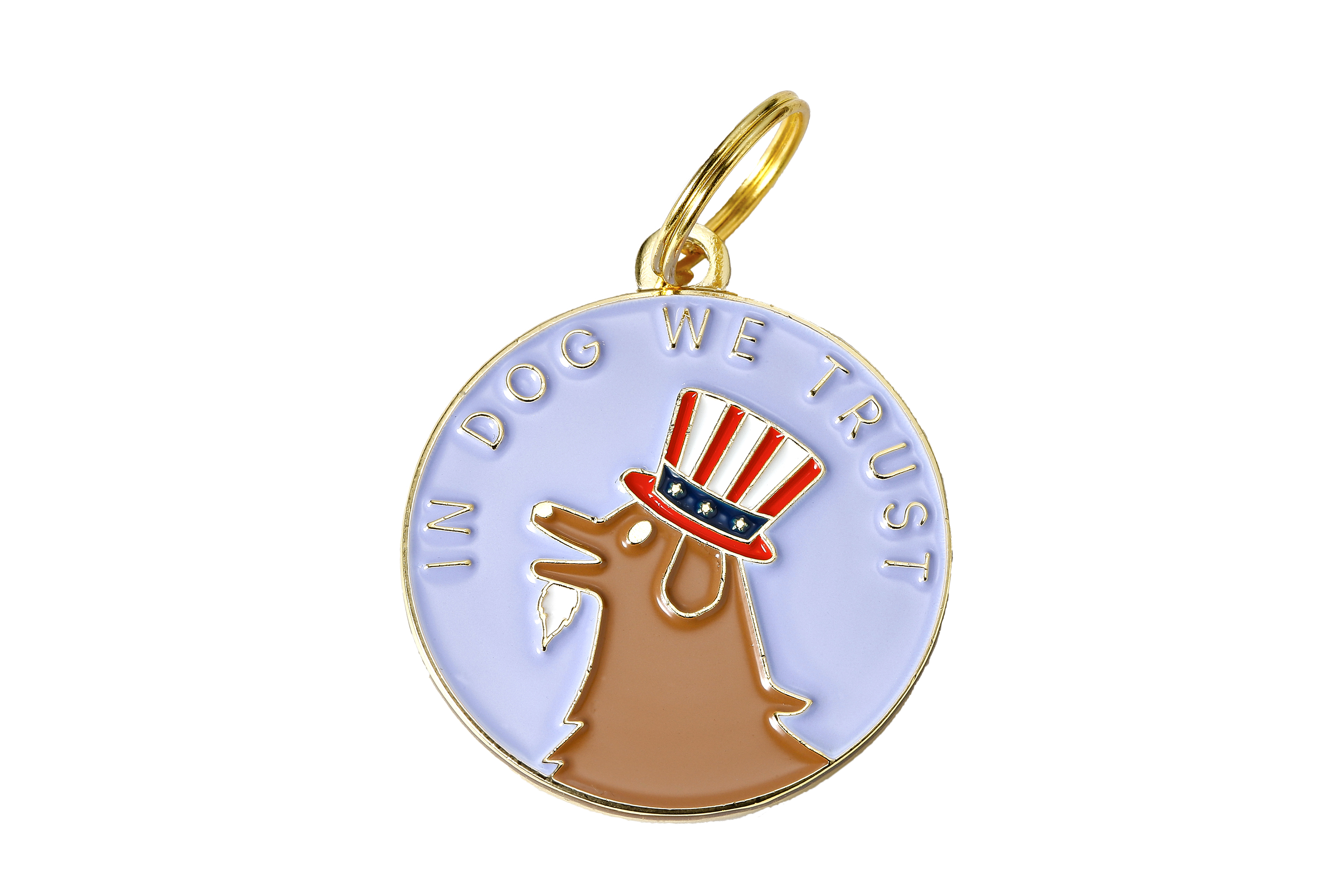 In Dog We Trust Pet ID Tag