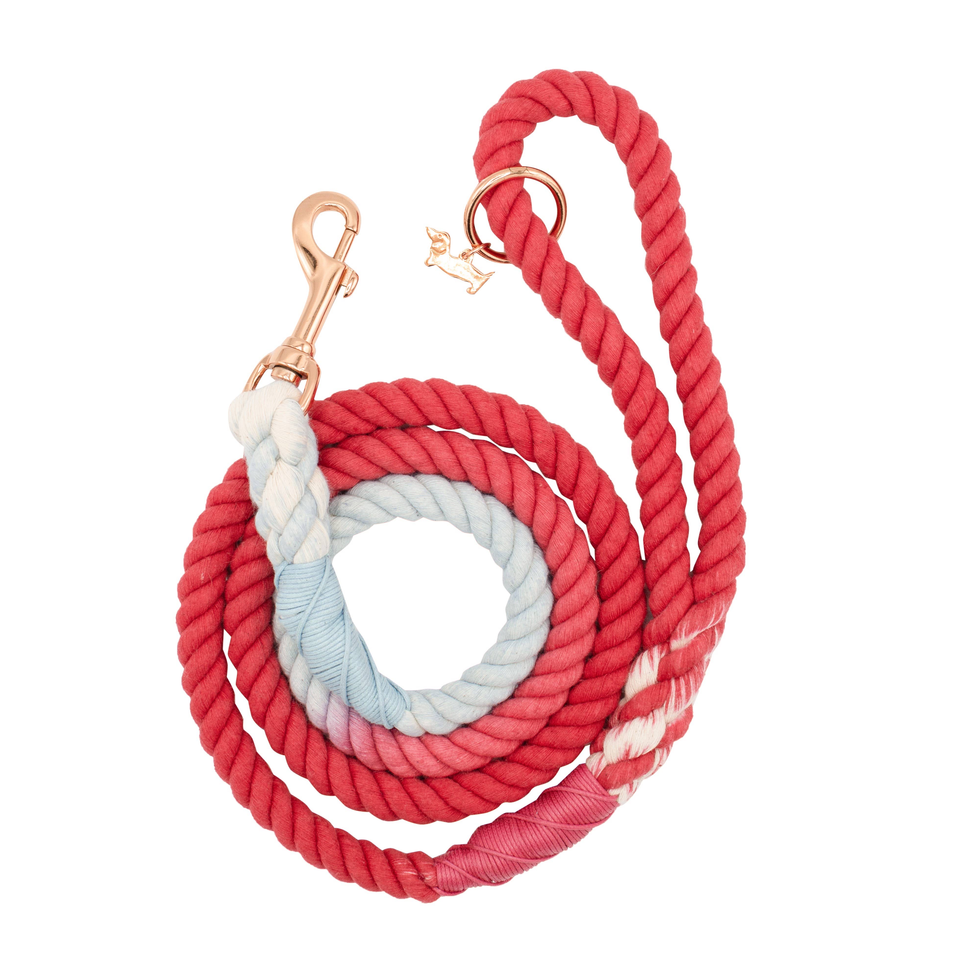 SASSY WOOF - Dog Rope Leash - Watermelon Sugar