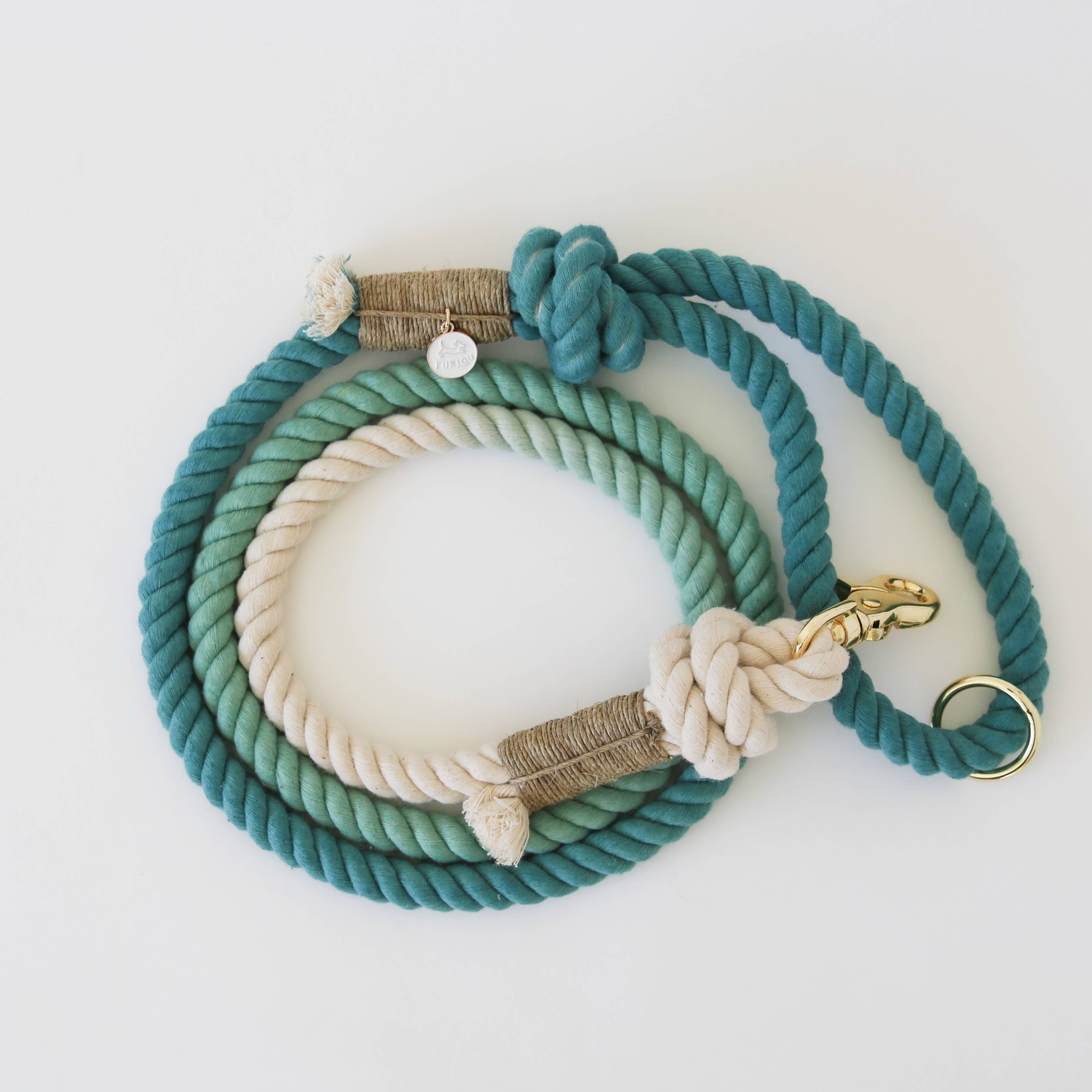 Furlou 'Blue Lagoon' Rope Leash